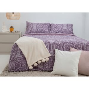 Kalido - Edredón Trendy Polialgodón Angola Twin | Uva