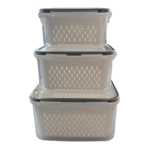 Set de 3 Reposteros con Rejilla Rectangulares