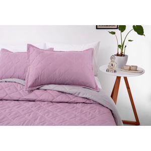 Kalido - Cobertor Basics Microfibra Twin | Lila/Gris