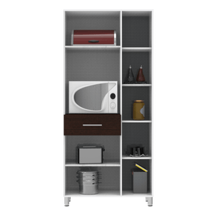 Modular Mx Muebles Milan II de 5 Puertas Cafeos