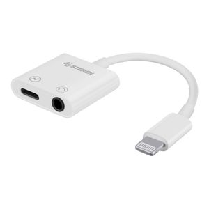 Steren adaptador lightning a 3.5mm/carga