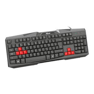 Trust - Combo Gaming Ziva | Negro/Rojo
