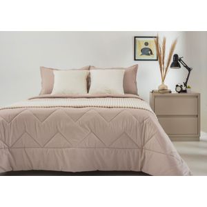 Kalido - Edredón Basics Polialgodón Llano King | Habano