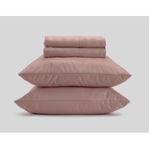 Kalido - Sábana Basics Embossed Full | Rosa