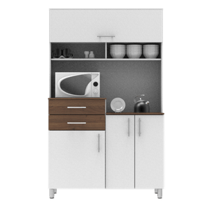 Modular Mx Muebles Milan II de 4 Puertas Café